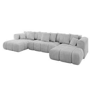 ALTDECOR SEDACÍ SOUPRAVA CLOUD-U-v1 405 x 185 x 90 šedý manšestr obraz