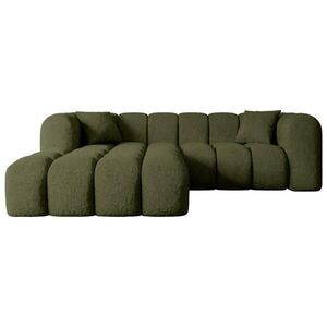 ALTDECOR ROHOVÁ SEDACÍ SOUPRAVA s otomanem vlevo OLEA-L1 – 231 × 173 × 74 cm, zelená obraz