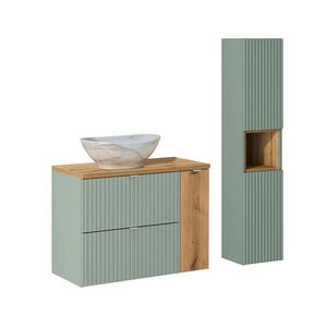 Petits-meubles KOUPELNOVÝ NÁBYTEK 80.4cm Jade 2er-Set Zelená obraz