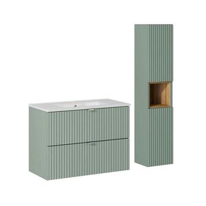 Petits-meubles KOUPELNOVÝ NÁBYTEK 80cm Jade 2er-Set Zelená obraz