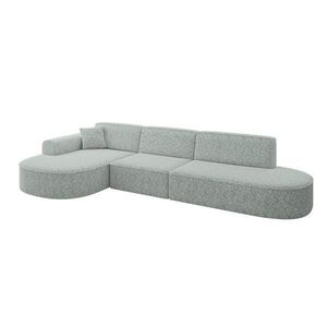 ALTDECOR ROHOVÁ SEDACÍ SOUPRAVA s otomanem vlevo MARI-L2 – 328 x 171 x 79 cm, zelená látka obraz