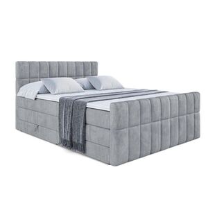 ALTDECOR POSTEL boxspring MIAMI-Z KING – 200 x 200 – H3/H4 – šedá obraz