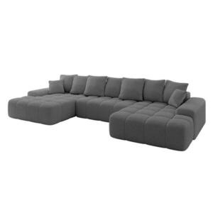 ALTDECOR SEDACÍ SOUPRAVA ENSI-U – 353 × 164 × 69 cm platinová barva obraz