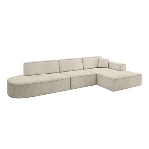 ALTDECOR ROHOVÁ SEDACÍ SOUPRAVA s otomanem vpravo IREA-L2-v4 – 328 × 171 × 79 cm, tmavě šedá obraz
