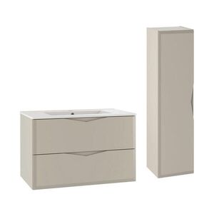 Petits-meubles KOUPELNOVÝ NÁBYTEK 80cm Ellie 2er-Set Kašmír obraz