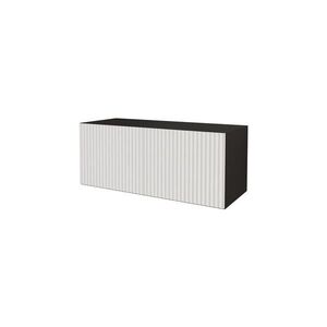 ALTDECOR NÍZKÁ KOMODA NOA-2-W 100 x 40 x 40 cm – černá / bílá obraz