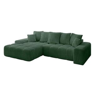 ALTDECOR ROHOVÁ SEDACÍ SOUPRAVA s otomanem vlevo ENSI-L – 267 × 164 × 69 cm, zelená obraz