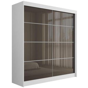 ALTDECOR ŠATNÍ SKŘÍŇ PEKA III – 200 cm – bílá|šedá obraz