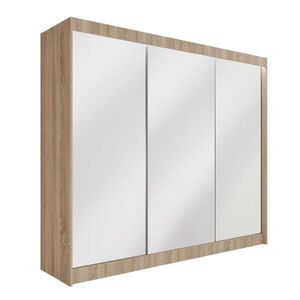 ALTDECOR ŠATNÍ SKŘÍŇ AMOHA s LED – 250 cm – Sonoma dub obraz