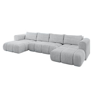 ALTDECOR SEDACÍ SOUPRAVA CLOUD-U 405x185x90 šedá manšestr obraz