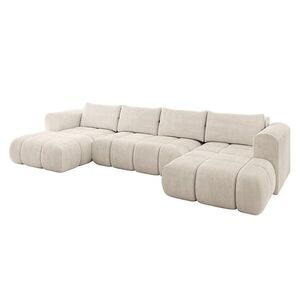 ALTDECOR SEDACÍ SOUPRAVA CLOUD-U 405x185x90 béžový manšestr obraz