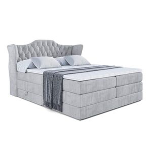ALTDECOR POSTEL boxspring VILA KING – 160x200 – H3/H4 – světle šedá obraz