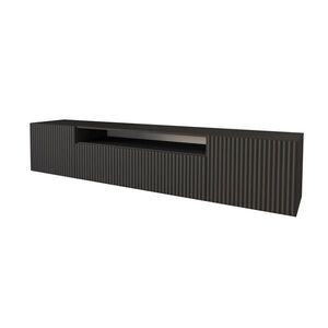 ALTDECOR NÍZKÁ komoda NOA-2-W 200 x 40 x 41 cm – černá obraz