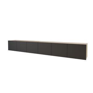 ALTDECOR NÍZKÁ komoda ELIO-W 3x100x40x40 cm – Artisan / černá obraz
