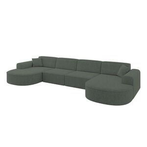 ALTDECOR SEDACÍ SOUPRAVA MARI-U2 – 388 x 171 x 79 cm, zelená látka obraz