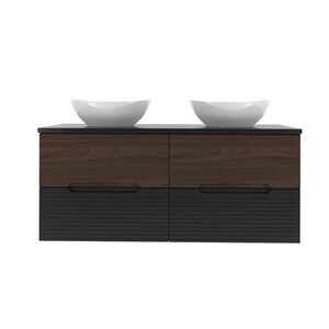 Petits-meubles DVOJUMYVADLO 120.6cm Sylla Černá a dřevěná obraz
