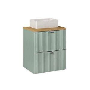 Petits-meubles UMYVADLO 50.4cm Jade Zelená a dřevo obraz