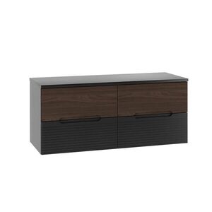 Petits-meubles SKŘÍŇKA POD UMYVADLO 120.6cm Sylla Černá a dřevěná obraz