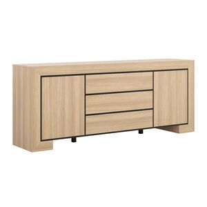 Petits-meubles SIDEBOARD Lucius Dřevo a černá obraz
