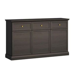 Petits-meubles SIDEBOARD Toja Antracitové dřevo obraz
