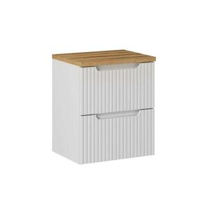 Petits-meubles SKŘÍŇKA POD UMYVADLO 50.4cm Riva Bílá a dřevo obraz