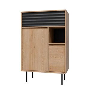 Petits-meubles SIDEBOARD Astra Dřevo a černá obraz