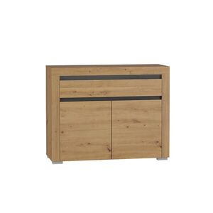 Petits-meubles SIDEBOARD Kasla Dřevo a antracitově šedá obraz