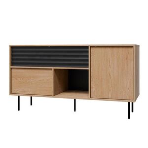 Petits-meubles SIDEBOARD Astra Dřevo a černá obraz