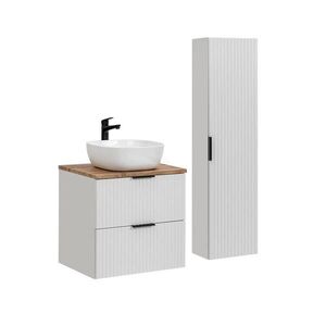 Petits-meubles KOUPELNOVÝ NÁBYTEK 60.6cm Adriel 2er-Set Bílá obraz