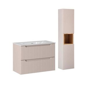Petits-meubles KOUPELNOVÝ NÁBYTEK 80cm Riva 2er-Set Kašmír obraz