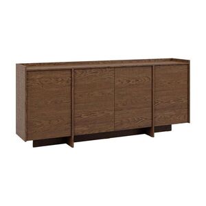 Petits-meubles SIDEBOARD Japandi Tmavé dřevo obraz