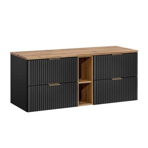 Petits-meubles SKŘÍŇKA POD UMYVADLO 140.8cm Adriel Černá obraz
