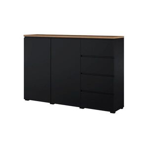 Petits-meubles SIDEBOARD Liko Černá a dřevěná obraz
