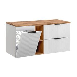 Petits-meubles SKŘÍŇKA POD UMYVADLO 120.8cm Adriel Bílá a dřevo obraz