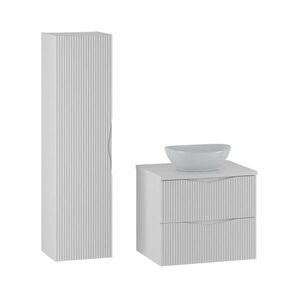 Petits-meubles KOUPELNOVÝ NÁBYTEK 60.6cm Tao 2er-Set Bílá obraz