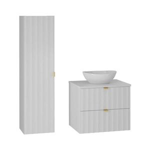 Petits-meubles KOUPELNOVÝ NÁBYTEK 60.6cm Lexa 2er-Set Bílá obraz