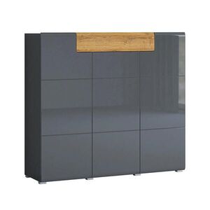 Petits-meubles SIDEBOARD Jules Šedá a dřevo obraz