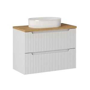 Petits-meubles UMYVADLO 80.4cm Riva Bílá a dřevo obraz