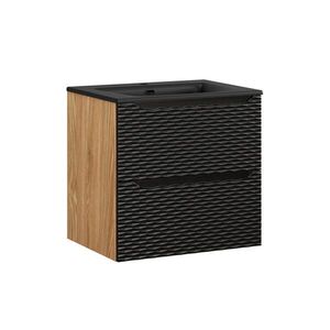 Petits-meubles UMYVADLO 60cm Elora Černá a dřevěná obraz