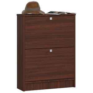 RAUMHIRSCH FURNITURE SKŘÍŇ NA BOTY Tmavě hnědá 80/60/20 obraz