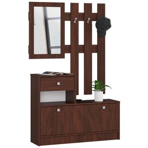 RAUMHIRSCH FURNITURE SKŘÍŇ NA BOTY Tmavě hnědá 170/90/25 obraz
