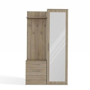 RAUMHIRSCH FURNITURE GARDEROBE moderní se zrcadlem skříň Duo Sonoma 100/180/35 obraz