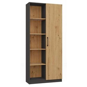 RAUMHIRSCH FURNITURE KNIHOVNA antracitová, Artisan 80/182/30 obraz