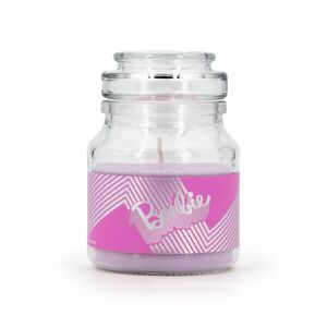 Barbie VONNÁ SVÍČKA Transparentní sójový vosk 110 g Silver Sparkle obraz