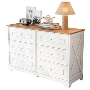 FLIEKS KOMODA 120cm 6 zásuvek minimalistický design obraz