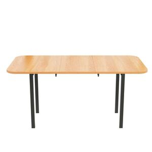 FLIEKS JÍDELNÍ STŮL ROZKLÁDACÍ přírodní 120-160cm minimalistický obraz