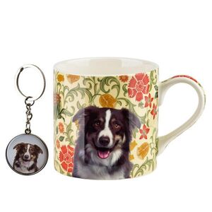 Mondex HRNEK NOYA, porcelán, Border Collie, 380 ml, 9 x 13 x 9 cm obraz
