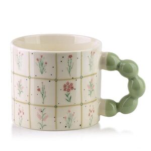 Mondex HRNEK NARIA, porcelán, zelená pastelová, 9/14/8 cm obraz