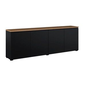 Petits-meubles SIDEBOARD Liko Černá a dřevěná obraz
