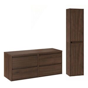 Petits-meubles KOUPELNOVÝ NÁBYTEK 120cm Edmé 2er-Set Dřevo obraz